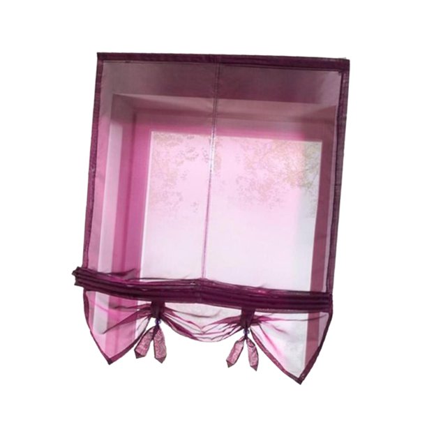 Cortina Romana, Cortina De , Cenefas De Ventana De Barra Borgoña 120x155cm Sunnimix Cortina romana