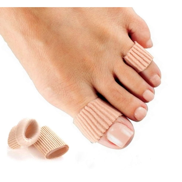 6 piezas protector de dedos de los pies cojín de gel comodidad elástico suave callo y envoltura de maíz