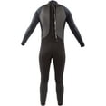 thumbnail image 3 of Body Glove Pro3 Men Full Spring Wetsuit 2.2mm Black Back Zip Quadra Flex 4 Way Stretch Thermal Lightweight Performance for Surfing, Boogie Boarding, Swimming, Snorkeling, and Scuba Diving - S, 3 of 7