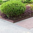 thumbnail image 3 of Set of 8 Pcs Decorative Rattan-Inspired Plastic Landscape Edging and Garden Fence Borders in a Rich Coffee Hue for Lawn, Outdoor Patio, Garden, and Flower Bed, 3 of 7