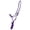 Purple, variant on Pony Adjustable Braided Nylon Cowboy Knot Rope Halter w/ Lead