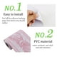 thumbnail image 4 of Bordes de papel tapiz autoadhesivo de patrón de olas rosas de Unique Bargains, resistentes al agua, 4 of 7