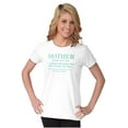 thumbnail image 3 of Funny Mother Definition Cute Mom Womens Fitted Plus Size Graphic Tee Brisco Brands 2X, 3 of 5
