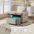 thumbnail image 5 of Living Room Sofas Multifunctional lazy person sofa recliner can be stored storage backrest with cell phone bracket chenille single leisure chair for living room bedroom small household,Comfortable So, 5 of 18