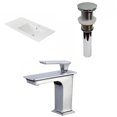 thumbnail image 1 of American Imaginations 35.5-in. W 1 Hole Ceramic Top Set In White Color - Drain Incl. AI-32996, 1 of 9