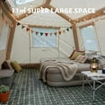 thumbnail image 5 of Esheno 11㎡ Inflatable Camping Tent with Canopy Hand Pump 4-Season Waterproof Oxford 4-8 Person Glamping 157.48x108.27x78.74", 5 of 9