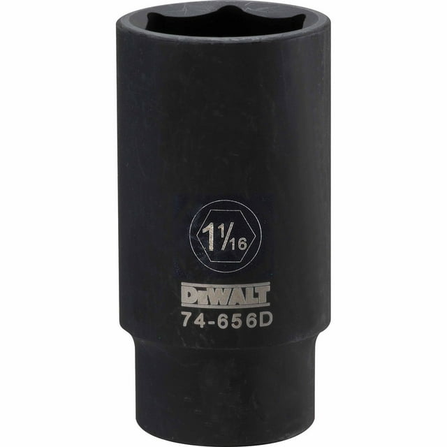 Juego de enchufes DEWALT DWMT74656B 1/2 Drive Deep Impact 6 PT 27 mm