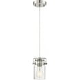 thumbnail image 4 of 60/6734-Nuvo Lighting-Antebellum-1 Light Mini Pendant-5 Inches Wide by 7.5 Inches High-Polished Nickel Finish    -Traditional Installation, 4 of 9
