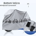thumbnail image 3 of Funda para bicicleta estéreo Funda para motocicleta Funda para bicicleta Funda de PEVA Funda para batería a prueba de lluvia y sol, 3 of 3