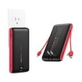 thumbnail image 1 of VEEKTOMX Portable Charger with Built in Cables 20000mAh, Power Bank for iPhone with AC Wall Plug, Fast Charging USB C Slim Battery Pack with LED Display Co, 1 of 8