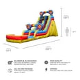 thumbnail image 2 of JumpOrange 19' Target Commercial Inflatable Water Slide with Pool (with Blower), 2 of 5