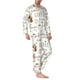 thumbnail image 2 of Balery Coffee Pijama para Hombre de Dos Piezas con Manga Larga, Conjunto de Dormir y Descanso Suave con Bolsillos-Medium, 2 of 7