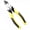 Oblique mouth pliers, variant on 8-Inch Premium Needle-Nose Pliers,Industrial-Grade Wire Cutters Multi-Functional Pliers,High-Carbon Steel Precision Long Nose Plier with Wire Cutter,Anti-Slip Soft Grip,forJewelry,Crafts,Fishing