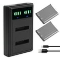 thumbnail image 4 of Double Battery Charger For EN-EL19 Camera Sturdy And Durable Battery Charger Portable Safe And Stable Convenient High Efficiency For, 4 of 8