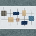 thumbnail image 2 of Authentic Hotel and Spa  Turkish Cotton Squares Embroidered Teal Blue 4-piece Hand Towel Set, 2 of 2
