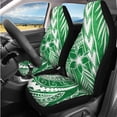 thumbnail image 2 of Binienty 14 Pieces Car Seat Covers Full Set Polynesia Hibiscus Automotive Seat Covers with Matching Steering Wheel Cover Seatbelt Pad Keychain Cup Coasters Washable Universal Fit​Car Interior Decor, 2 of 8