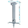 thumbnail image 5 of Cmple - Universal Adjustable Projector Ceiling Mount, Projector Bracket with Extendable Length for LCD/DLP Projectors -, 5 of 5