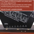 thumbnail image 2 of Wmool Guitar String Action Gauge String Height Rulers Fret Rocker Fret Leveling Guide-, 2 of 8