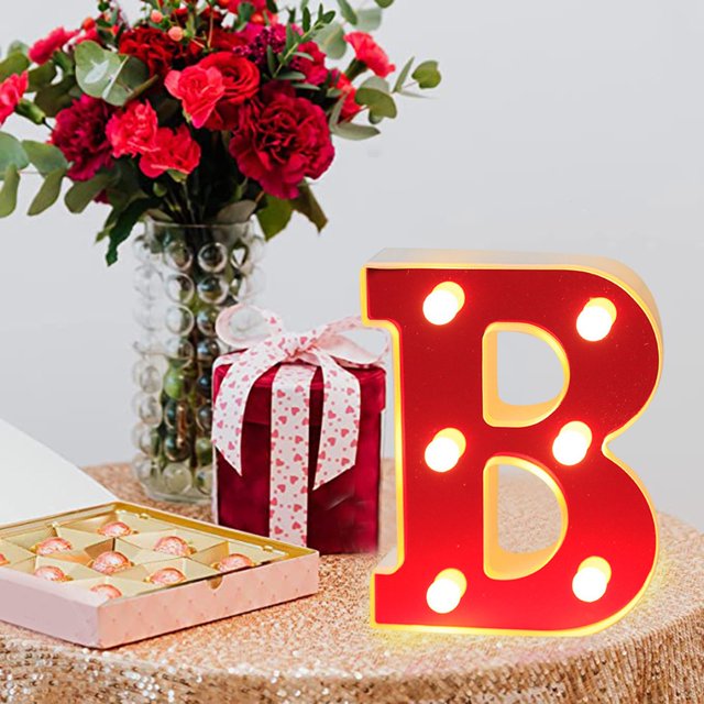 Desktop Decor Fashion LED Subtitle Lamp LED Lamp Life Is Long Long Term Use Without Heat. Get The Best Decorative Effect LED Letter Lights Light Up Plastic Letters Standing Hanging