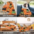 thumbnail image 7 of 60x80 inch Crystal Fleece & Arctic Fleece Blanket Soft Bed Throws for Home or Camping Cartoon Black Cats Pattern, 7 of 7