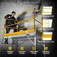 thumbnail image 3 of MetalTech Accessoire de Système de Garde-Corps de 6 Pi, pour Plateforme d'Échafaudage, Jaune, 3 of 11