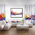 thumbnail image 3 of Designart ' Abstract Smoke ' Contemporary Framed Canvas Artwork, 3 of 3