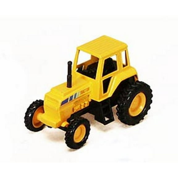 Farm Tractor, Yellow - Showcasts 9661D - 4 Inch Scale Diecast Model Replica (Brand New, but NOT IN BOX)