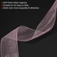 thumbnail image 4 of Cinta de organza transparente de 4 cm y 50 yardas de Uxcell para envoltura de regalos rosa profundo, 4 of 6