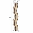 thumbnail image 2 of Eangee Home Design Wave Giant Floor Lamp, Shade Made Of Cocoa Leaves, 13x10x72 Inches, 2 of 7