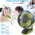 thumbnail image 3 of Ventilador de carga portátil para dormitorio, mini ventilador USB, almacenamiento de coche recargable, pequeño ventilador silencioso, 3 of 6