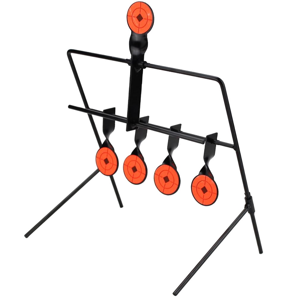 Iron Self Resetting Shooting Target Metal Stand Heavy Duty 3 Sizes Targets 