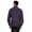 Vin2, variante sur Bestman Chemise Unie à Manches Longues pour Hommes, Col Chinois, Patte de Boutonnage Double devant