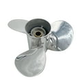 thumbnail image 3 of Propeller 12x13 for YAMAHA Outboard 3 Blades Stainless Steel Prop 13 Tooth RH, 3 of 4