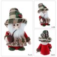thumbnail image 3 of Antqov Christmas Doll Decorations, Christmas Snowman & Santa Figurines, Cute Cotton Xmas Santa Dolls Statue, Christmas Snowman Ornaments for Home Table Holiday Gift Decor, 3 of 3