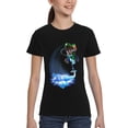thumbnail image 4 of Game Horror Luigi's Mansion Teen T Shirts Unisex Crewneck Short Sleeve T-Shirt Tees Top For Boys Girls Youth Kids Small, 4 of 7