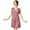 Purple, variant on Women Lace Nightgown Sheer V Neck Mini Sleep Dress Soft Loose Plus Size Indoor Sleeping Wear Solid Color Elegant Home Nightwear Relaxing Bedroom Daily Rest