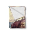 thumbnail image 2 of Canyon Soft Flannel Fleece Throw Blanket, View of the Canyon with a Narrow Long River Line Prehistoric Forces Nature, Cozy Plush for Indoor and Outdoor Use, 50" x 70", Multicolor, by Ambesonne, 2 of 6