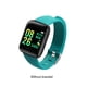 thumbnail image 4 of Cateissary Correas de repuesto de silicona para reloj con hebilla de acero inoxidable, goma ligera de liberación rápida Relojes inteligentes verde, 4 of 6