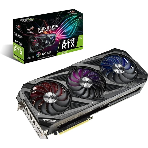 Restored ASUS GeForce RTX 3080 10GB ROG STRIX GAMING V2 Video Graphics Card GPU (Refurbished)