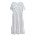 thumbnail image 3 of Faldas largas Vestido ajustado Suelto Mujer Estilo casual Cremallera Traje de vacaciones (Blanco XL) Ygjytge Blanco T XL para Mujer, 3 of 8