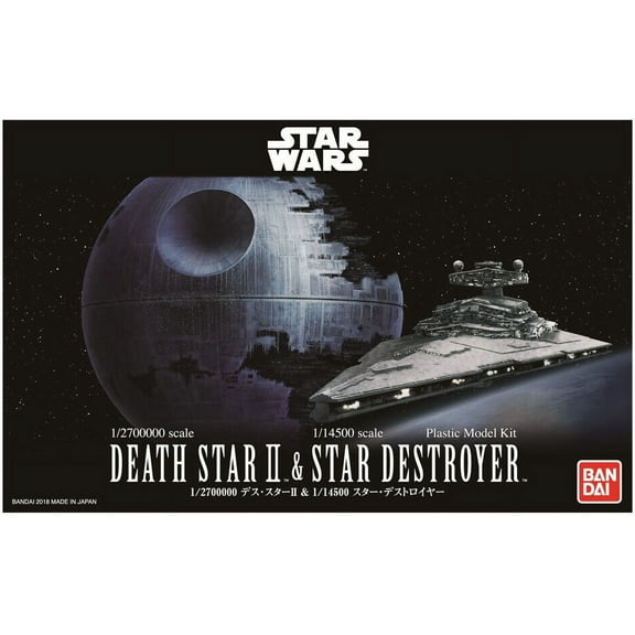 Sw Death Star Ii 1/2700000 & Star Destroyer 1/14500 Model Kit