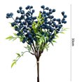 thumbnail image 6 of Riguas 1 Bouquet Artificial Berries Long-lasting Realistic Simulation Berry for Christmas Winter Decoration, 6 of 7