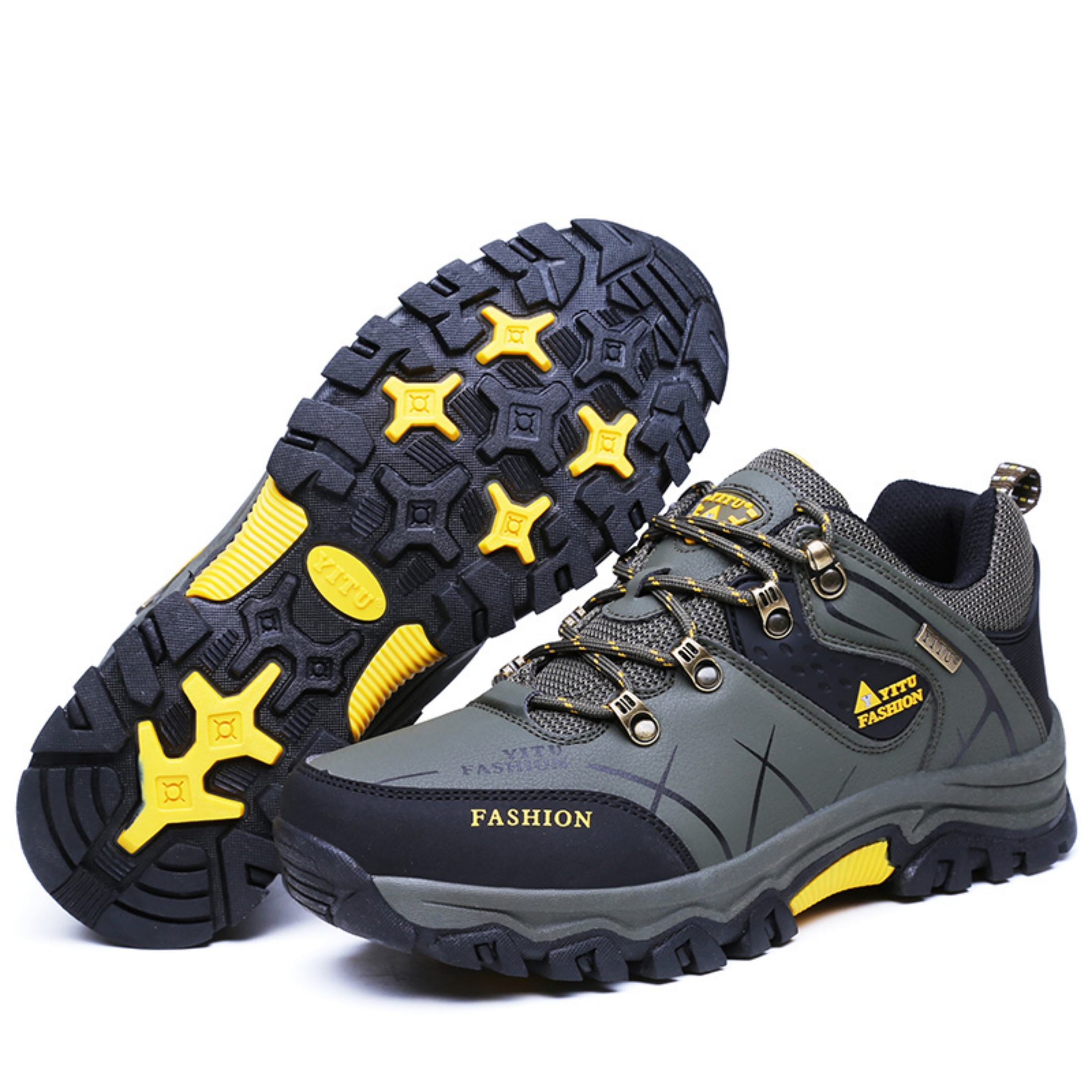 SKIUHS Men's Hiking Shoes – Insulated & Breathable All-Terrain Options, Non-Slip Waterproof Outdoor Trail Shoes