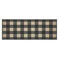 thumbnail image 6 of VHC Brands Black Check Indoor Rug Rect 17x48, Polyester Area Rug, Accent Rug, Floor Decor, Black Check Collection, Rectangle 17x48, Country Black, 6 of 6