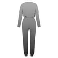 thumbnail image 3 of Gradient Jogger Sets for Kids Girls 2 Piece Loungewear Outfits with Matching Crewneck Sweatshirt and Sweatpants Suits New 2 Piece Sets for Toddler Girls Gray 7-8 Years, 3 of 5