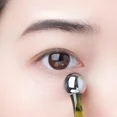 thumbnail image 4 of Masajeador de ojos con bola de acero y piedra de jade natural, herramientas de belleza, crema para ojos, cuchara dividida, rodillo de masaje, palo de maquillaje de silicona, 4 of 5