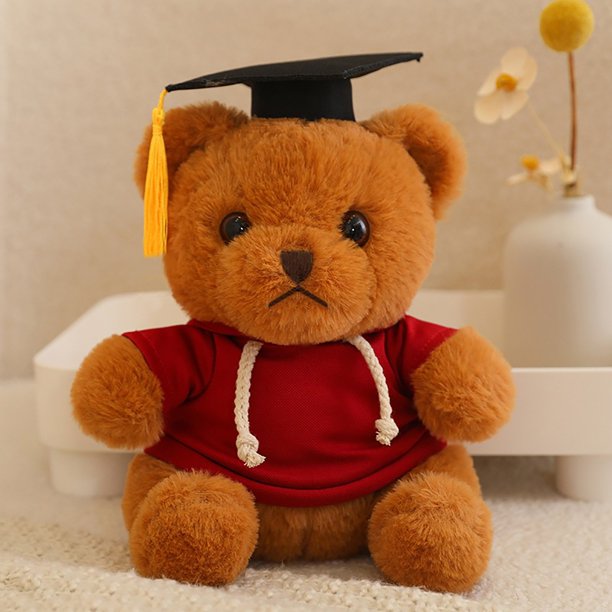Ganfancp Sudadera Graduación Oso Muñeca Graduación Temporada Regalo de Cumpleaños Lindo Oso de Graduación Regalo de Juguete Ofertas de La Semana 1* Decoración de Peluche Oso de Graduación
