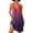 Tie Dye Red & Purple, variant on Ekouaer Sleeveless Nightgown for Women Racerback Sleep Shirt Soft Nightshirt Summer Nightwear