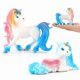 thumbnail image 3 of Set de figuras de unicornio arcoíris de plástico, 2 piezas, decoración infantil, 3 of 3