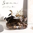 thumbnail image 2 of CSChome Jewelry Organizer Box Jewelry Organizer Box Rotatable Swan Shape Transparent Visible Multi Layers Necklace Jewelry, 2 of 7